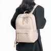 Lightweight Backpack Women's Quilted Rhombic Large Capacity Backpack