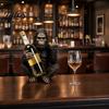 Talos Gorilla Weinflaschenhalter, Stabiler Einzelhalter, Langlebiger Harz-Affe für Küchentheke Bar