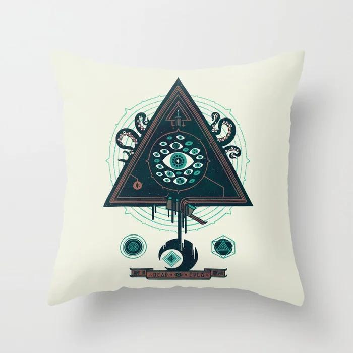 Halloween Kissenbezug Horror Schädel Dekokissen Fledermaus Kürbis Autodeko Heimartikel