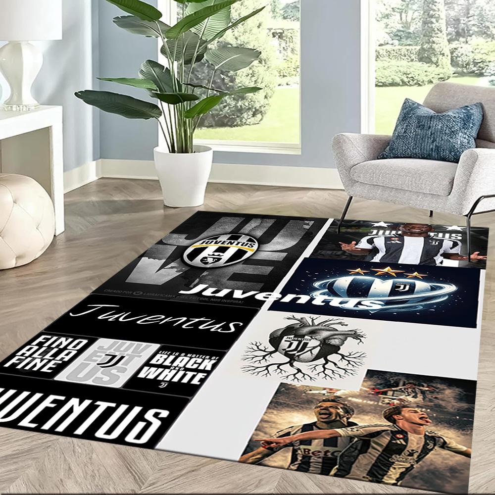 Juventus Floor Mat Perfect For Dormitory Bedrooms Foyer Study Room Antislip Rug Office Home Decor Wedding Party Gift