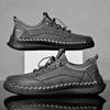 Men's Autumn Leather Sneakers Casual Leather Shoes