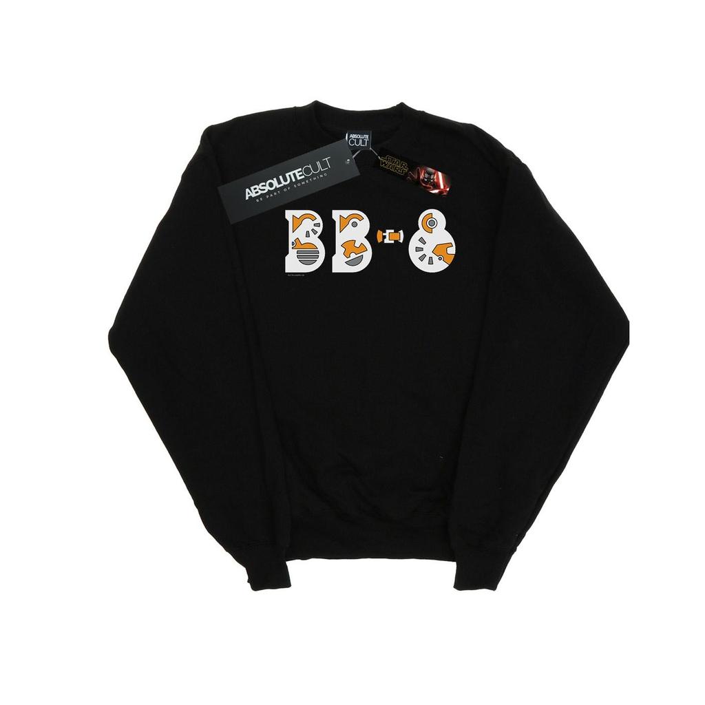 Star Wars Mens The Rise Of Skywalker BB-8 Text Logo Sweatshirt