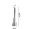 304 Stainless Steel One-Piece Molded Baking Tips for Large, Medium & Small Cakes Cookies and Cream Puffs