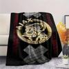 AFC Ajax Printed Flannel Blanket, soft throw for bedroom sofa, washable, fan merchandise, great gift.