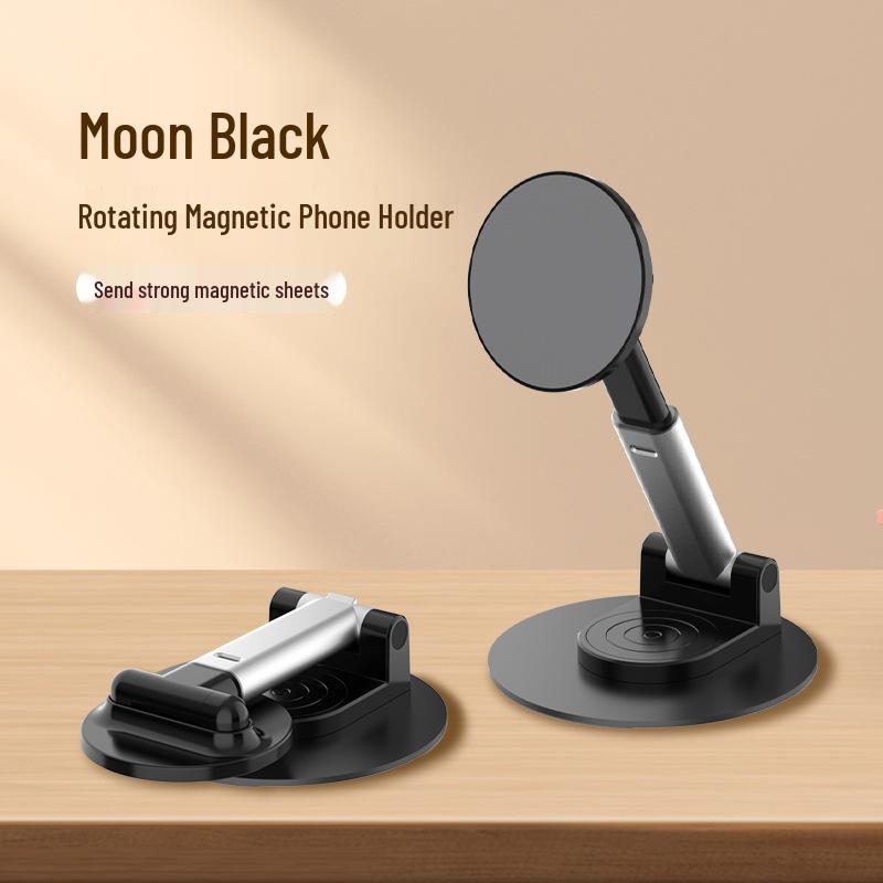 Magnetic Phone Holder: 360° Rotating Stand for MagSafe Tablets & Phones