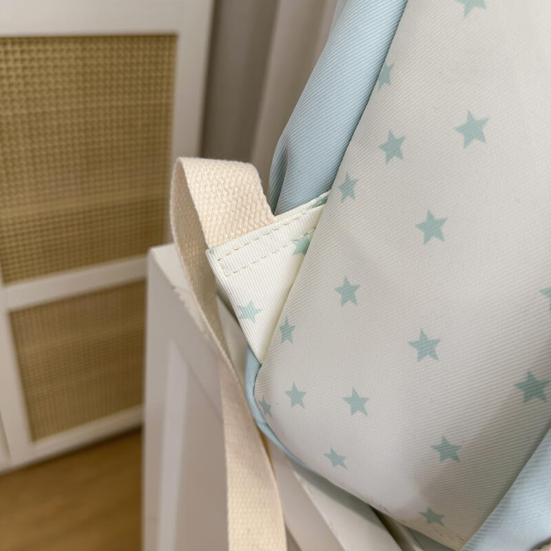 Color Contrast Backpack Women's Star Backpack Student Schoolbag