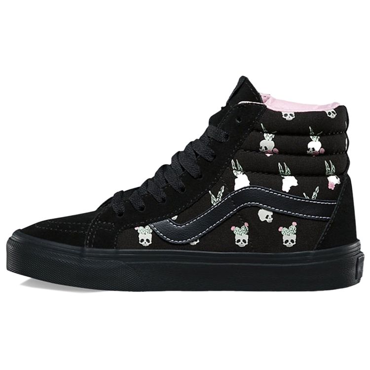 

Vans Sk8-Hi Reissue Cactus Paradise Женские кроссовки черные VN0A2XSBQC7