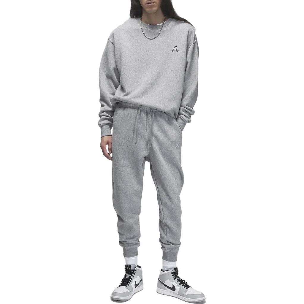 New JORDAN Knitted Sweatpants Men Gray FJ7780-091