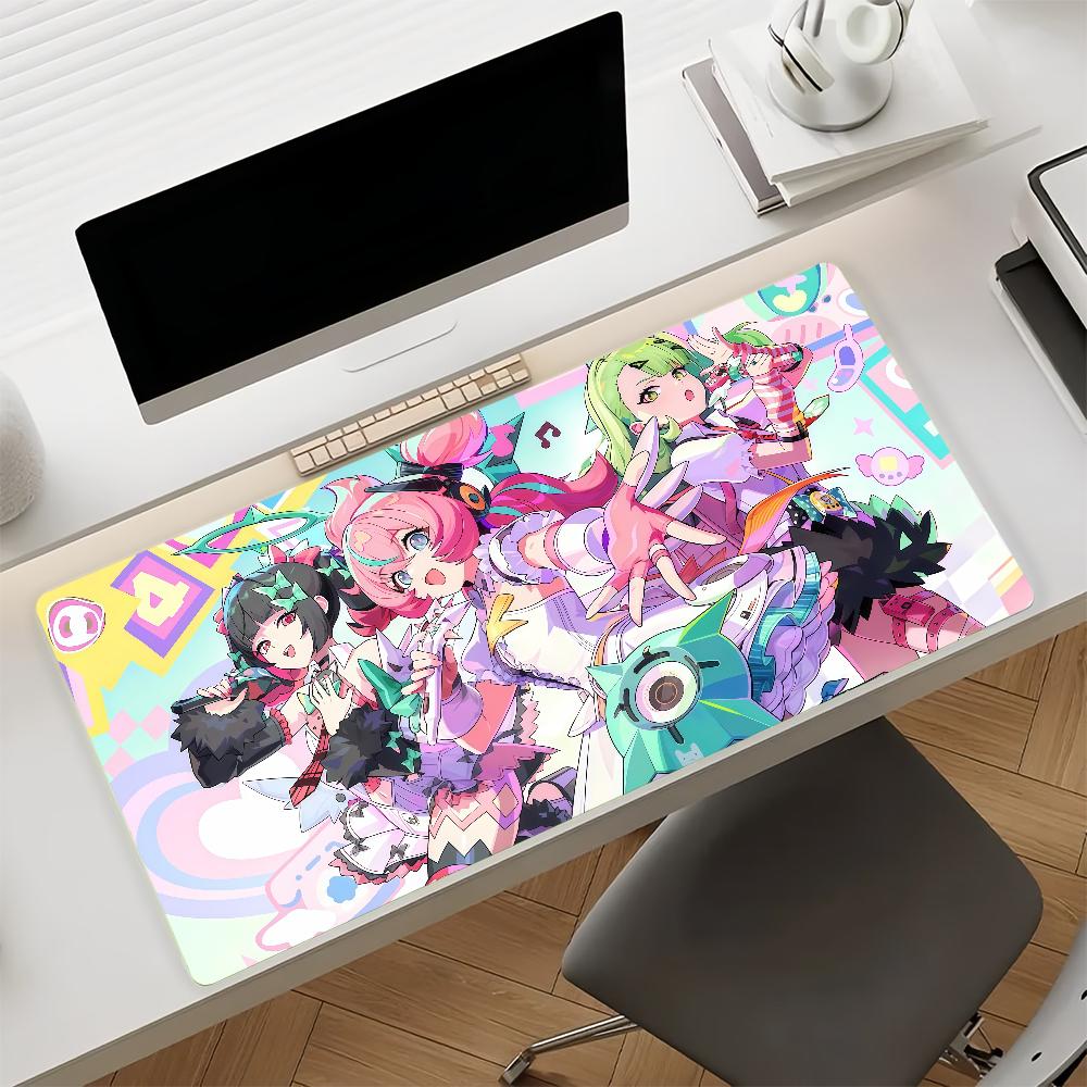 Zenless Zone Zero Angels of Delusion Mouse Pad Square Office Gaming Desk Mat Waterproof Non-Slip Rubber Decorative