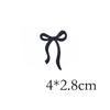 Colored Bow Tie Self-adhesive Embroidery Patch Decorative Clothing Backpack DIY Student Stationery Applique Scratch Patch