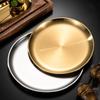 Yangge Stainless Steel Round Serving Plate