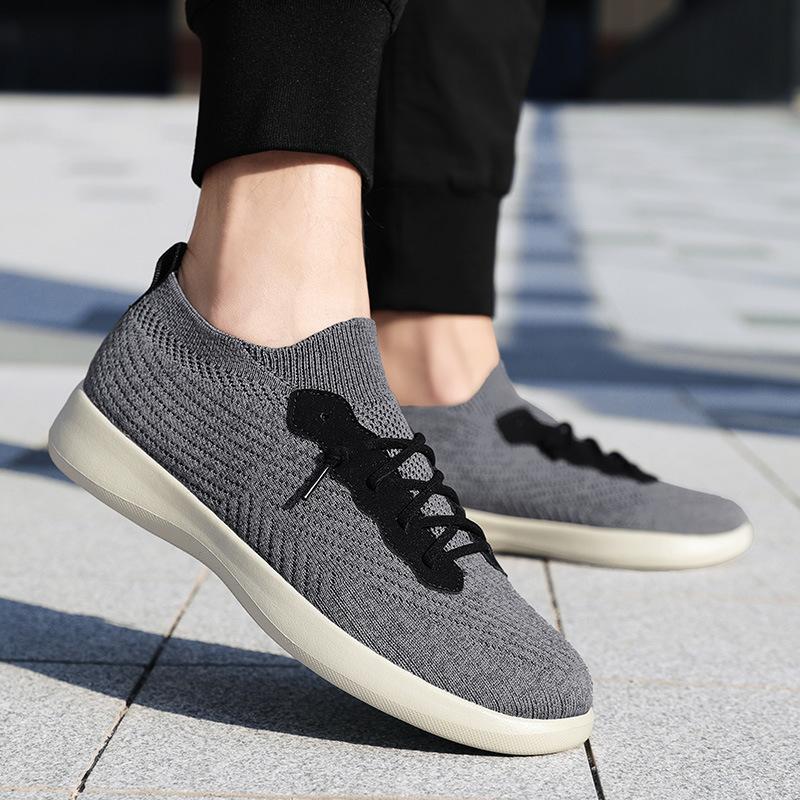 Men's and women's leisure outdoor comfortable breathable mesh shoes flying woven travel shoes spring and summer classic