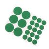 2Sheets Green Round Self Adhesive Pool Table Cloth Patch Repair Sticker Snooker Mending Patch Billiard Table Stickers Kit