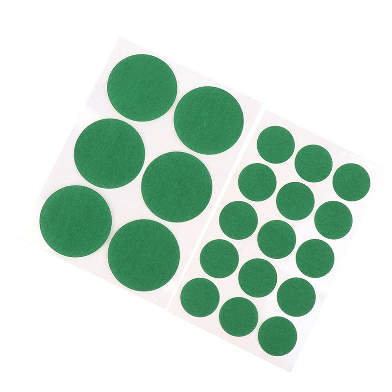 2Sheets Green Round Self Adhesive Pool Table Cloth Patch Repair Sticker Snooker Mending Patch Billiard Table Stickers Kit