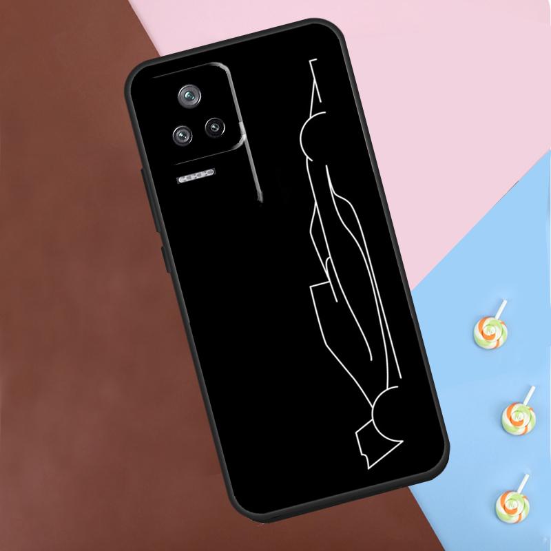 Minimalistisches F1-Strecken-Case für Xiaomi 13 14 13T Pro 11T 12T 12 Lite POCO X6 Pro X3 X4 X5 M6 Pro M5s F3 F5 Hülle