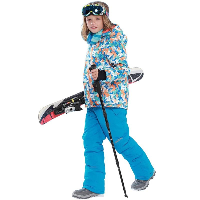 Kids Ski Suit Set Waterproof Warm Windproof Outdoor Snowsuit Boys Girls Toddler Winter Jacket Pants