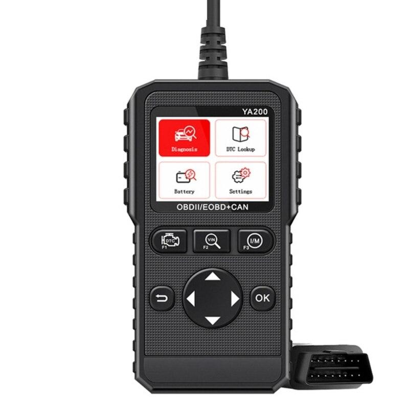 

1PC YA200 OBD2 Автомобильный диагностический инструмент системы двигателя Многофункциональное обнаружение