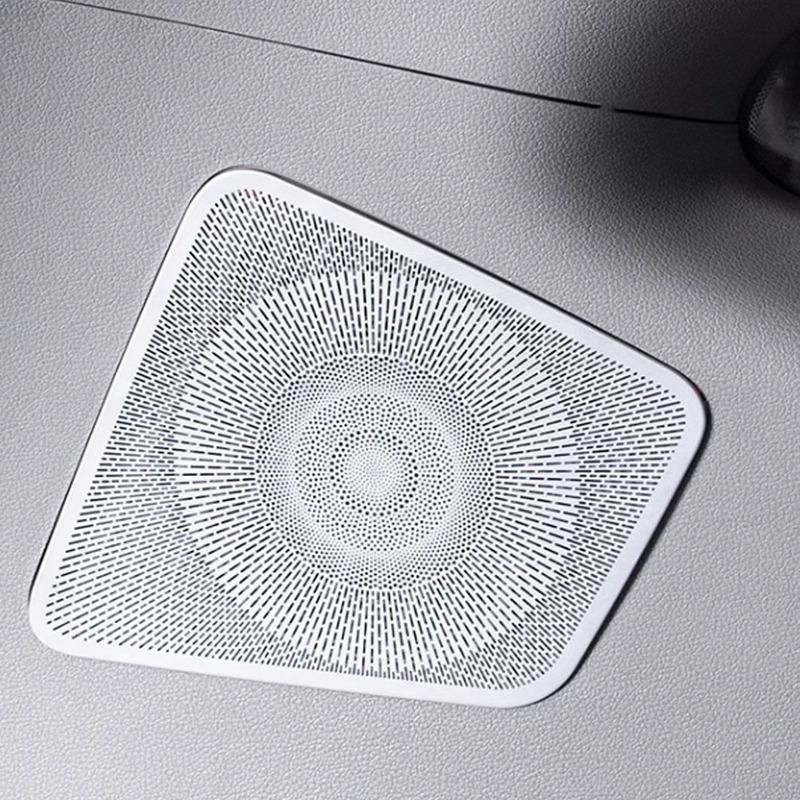 For Hyundai Custo - 2024 Stainless Steel Car Last Row Door Speaker Horn Trim Decoratiion Cover Interior Accessories