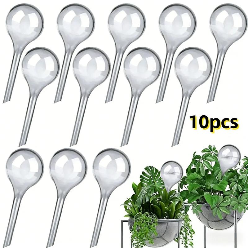 10PCS Plant Watering Bulbs Automatic Self-Watering Globes Plastic Balls Garden Water Device Watering Bulbs For Plant Promotion