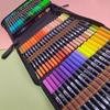 60/120 Colors Dual Tip Brush Pens Watercolor Art Markers Set – Fineliner & Brush for Adult Coloring Drawing Sketching Calligraphy