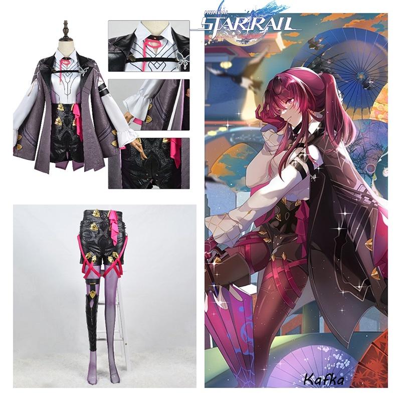 Star Honkai Rail Kafka Game Cosplay Costume Halloween Party Comic Con Dress Up