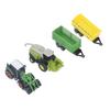 Kids Farm Tractor Toy Set Pull Back Realistic Scale Flexible Joints Toddlers Tractor Vehicle