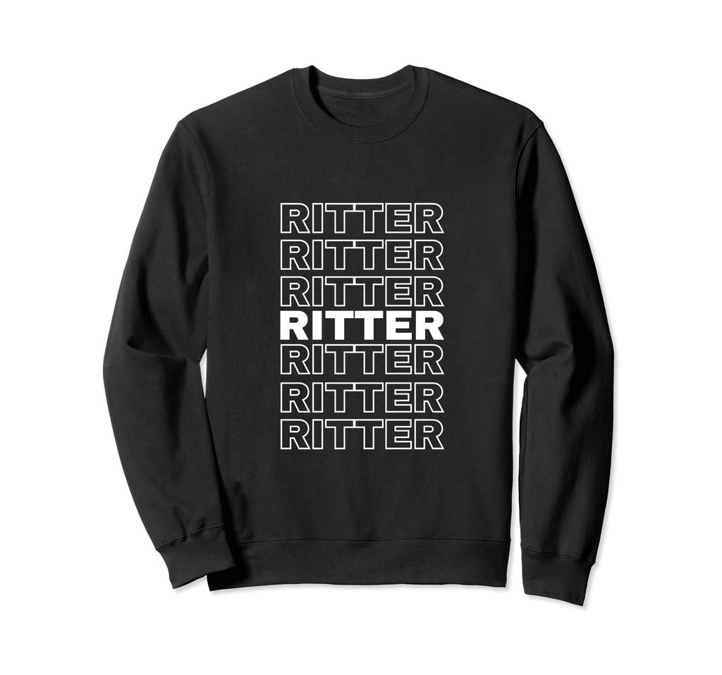 RITTER Proud Family Retro Reunion Last Name Sweatshirt