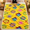 Flannel BlanketMr. Men & Little Miss Warm Soft Throw Blanket for Indoor Sofa Bed Living Room Use