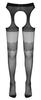 Cottelli LEGWEAR - XL Patterned Cutout Tights