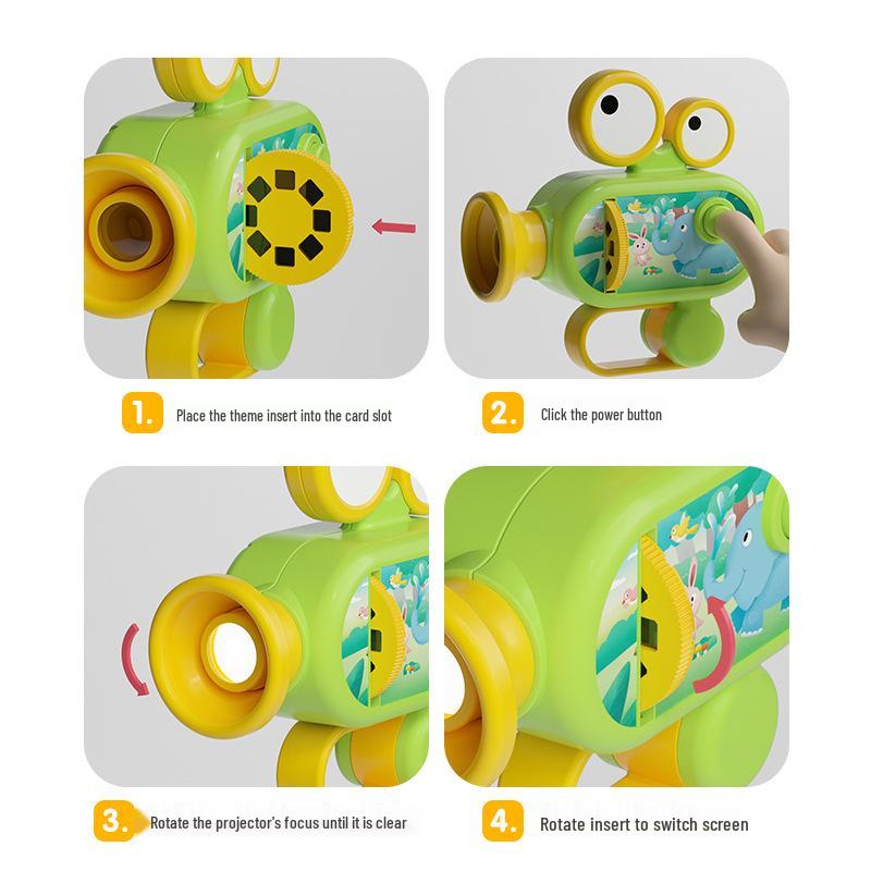 Kids' Educational Mini Projector Flashlight Toy
