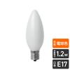 ELPA LED Decorative Bulb, Chandelier Shape, E17 Base, Warm White (LDC1L-G-E17-G322)