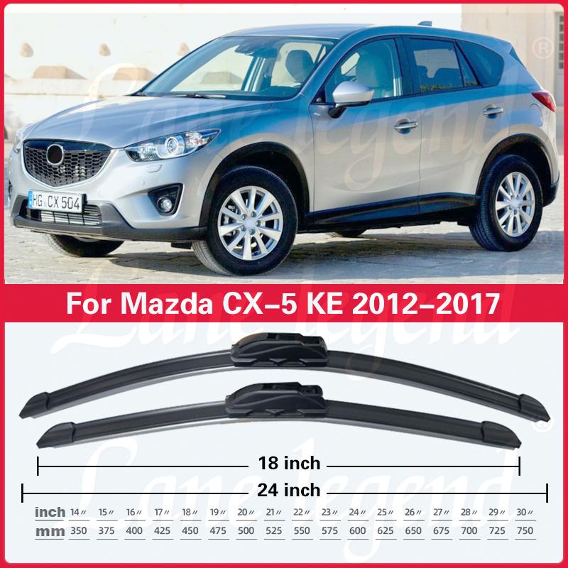 Do Mazda CX-5 CX5 KE 2012 2013 2014 2015 2016 2017 Samochód Przednie Tylne Pióra Wycieraczek Szczotki Nóż Akcesoria Haczyk J 24"+18"+14"