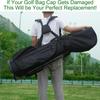 Golf Bag Rain Hood Waterproof Dust Cover with Zipper & Buckle Portable Club Protector for Golfbags/Carry Cart Golf Accessories