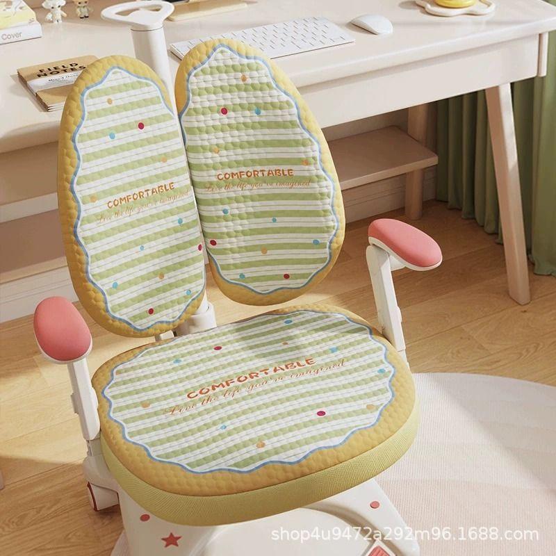 

Study Chair Cover Summer Home Children S Writing Chair Ice Silk Cushion Cover Cool And Breathable Student Special Chair Cover see the details page for specific sizes