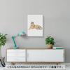 Art Panel Painting Decoration igsticker 420mm x 297mm A3 Photo Wall Hanging Wooden Frame Interior Stylish 017543 Animal Tiger