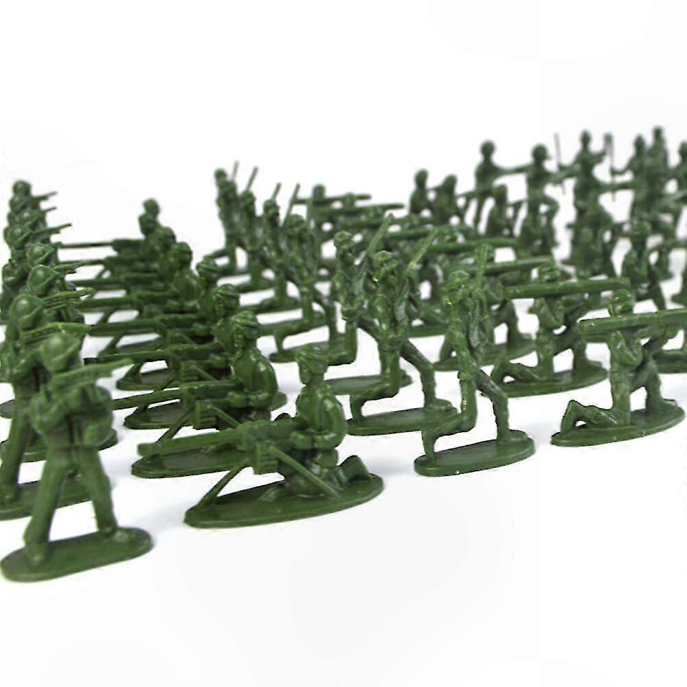 100 Mini Soldiers Playset Military Action Figures Model Toys for Kids