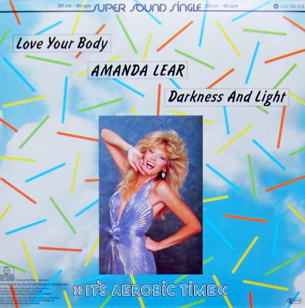 

12inch Record AMANDA LEAR Love Your Body Darkness And Light 600792 Ariola 1983 Germany Dance Electronica Used