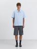 Deonseuteupomaen Belted Multipocket Bermuda Shorts_Udpa5B325_Charcoal Gray