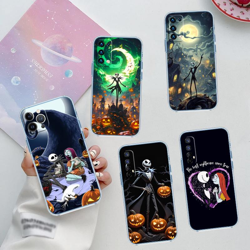 Nightmare Before Christmas Case for Motorola Moto G10 G20 G30 G31 G32 G34 G35 G41 G42 G50 G51 G52 G55 G60 G60S G62 G71 G72 G75