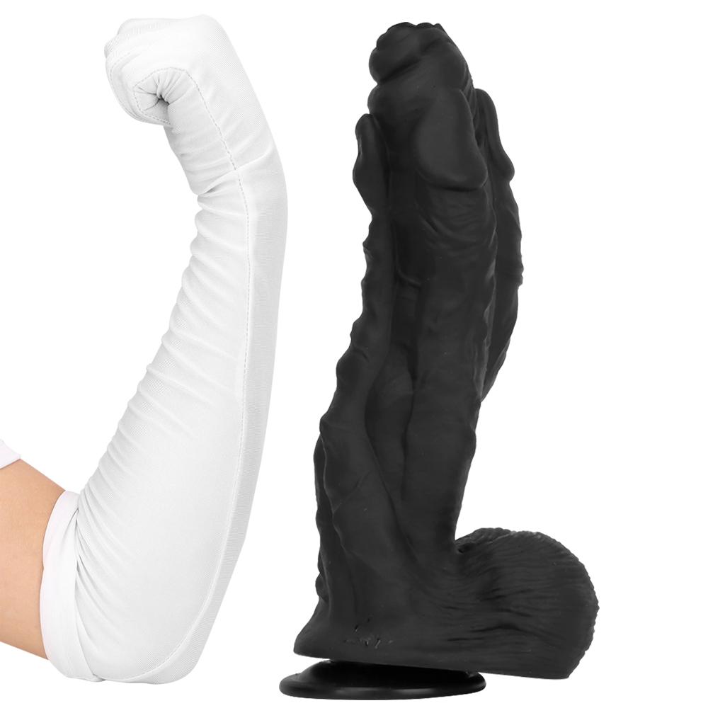 Extra Large Silicone Dildo Anal Dildo Butt Plug Fisting BDSM Gay Sex Toy Big Dick Realistic Penis Strap On Cock
