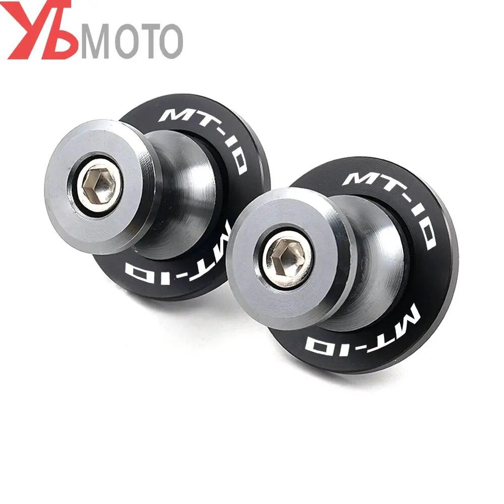 Motorcycle Swingarm Spools CNC 6mm Slider Stand Screws For YAMAHA MT10 MT-10 2016- MT10 SP 2022 Accessories