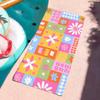 Kids Patchwork Towel Towels For Beaches Yoga Studios Gyms Hot Springs Swimming Pools And Picnics