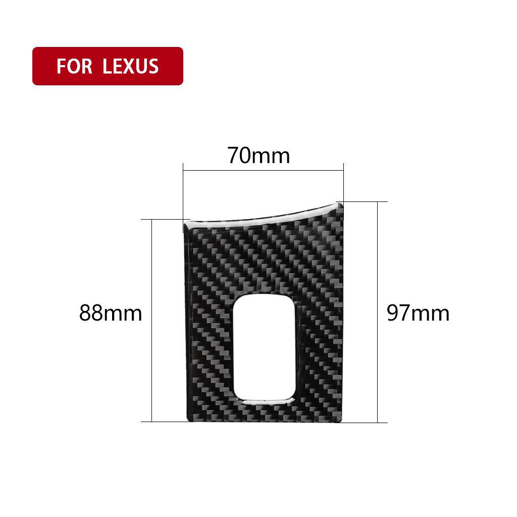 Für Lexus NX 200 200t 300h 2014- Zubehör Auto Carbon Fiber Innen Handbox Panel Trim Aufkleber