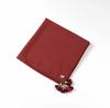 Pure Color Pearl Chiffon Square Scarf For Women Ins Style