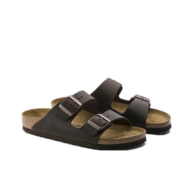 Birkenstock Arizona Unisex Havana Cork Slide Sandals Brown Regular Fit 52531 40