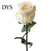 Rose Flower Decor Simulation Vibrant Color Thicker Petals Non-Withering Realistic Looking Bent Freely Decorative Artificial Plant Fine Texture Single
