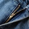 Light Blue High-Waisted Petite Straight-Leg Women's Jeans - Spring 2025 Collection, Loose Fit, Wide-Leg, Slimming Design