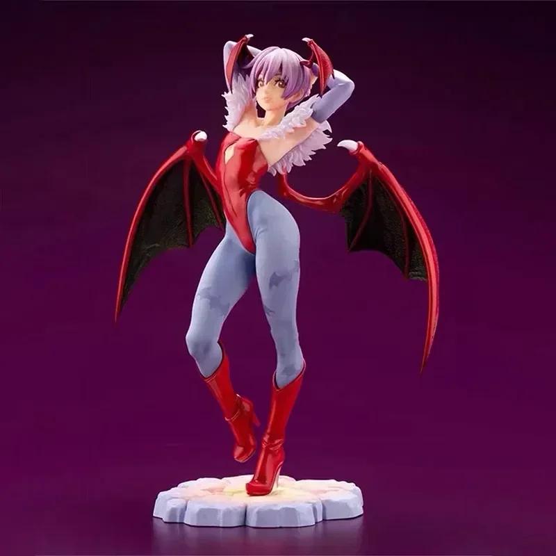Morrigan Aensland Anime Demon Warrior Vampireed Hunter Action Figure Toys Darkstalkers Bishoujo Collection Halloween Model Doll