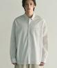 ROTEMBER Editor Log Striped Shirt [White]