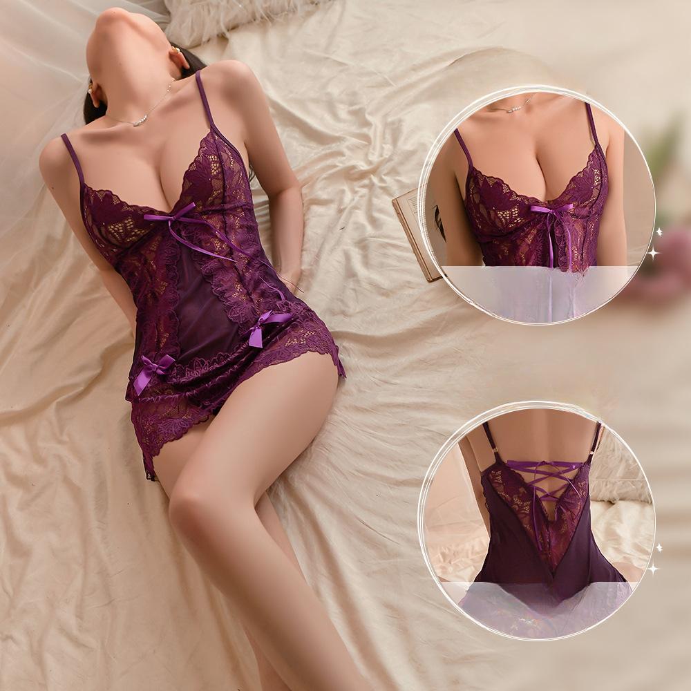 Sex Spodní prádlo Nové Pyžamo Ženská Svodnost Průhledná Krajka Vášeň Cosplay Uniforma Oblek